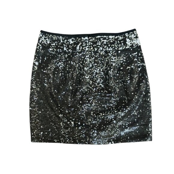 J. CREW SEQUIN MINI GLITTER SKIRT SIZE 4 SMALL‎ EUC - Picture 2 of 3
